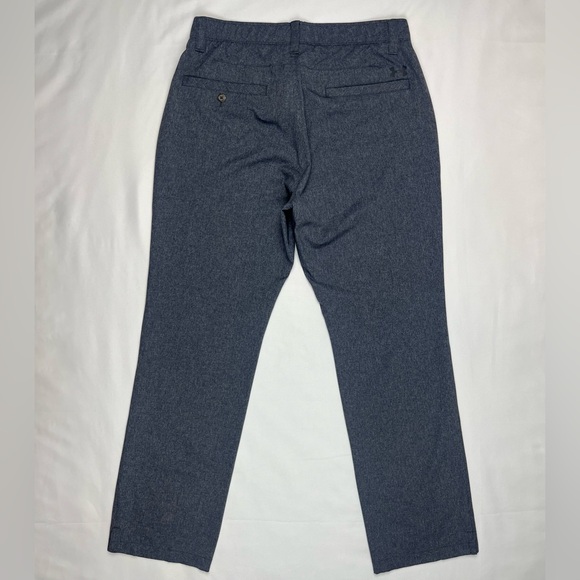 Under Armour Mens Golf Pants 32 x 30 Heathered Blue Vent Tech Performance EUC B9 - Picture 2 of 10
